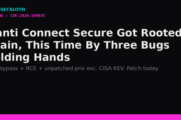 CVE-2026-104935: Ivanti Connect Secure Zero-Day Chain Exploited in the Wild
