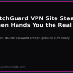 WatchGuard VPN SEO Phishing: Real CDN Installer, Stolen Creds (Huntress)