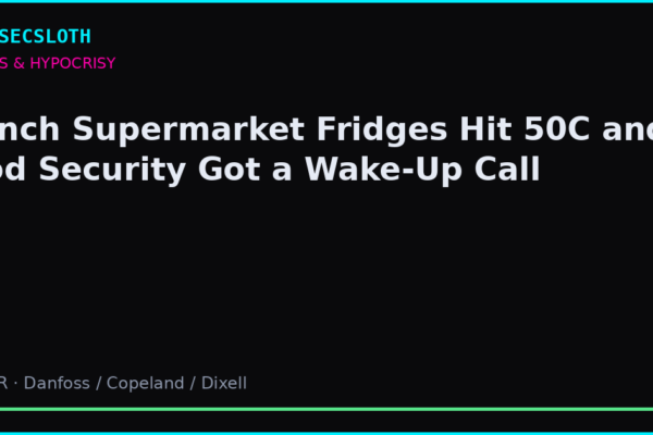 France Supermarket Fridge Cyberattack: CERT-FR Danfoss Copeland Dixell