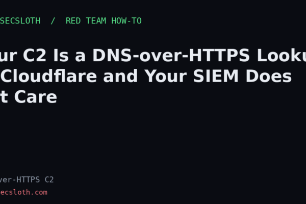 DNS-over-HTTPS C2 Channel: DoH Tunneling Lab and Detection