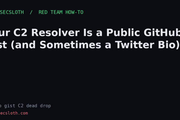 GitHub Gist Dead-Drop C2 Resolver: Lab Tradecraft and Hunts