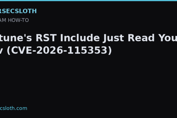 CVE-2026-115353: Mistune Include Path Traversal File Read