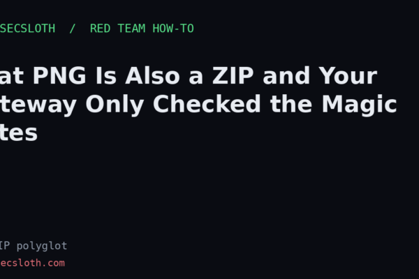 PNG ZIP Polyglot Files: Build, Abuse, Detect (Lab How-To)