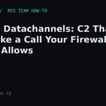 WebRTC Datachannel C2 Lab Walkthrough and Detection