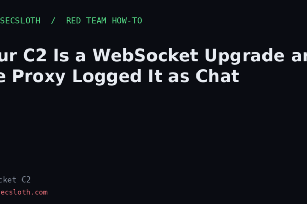 WebSocket C2 Channel Lab: Upgrade, Subprotocol, Detection