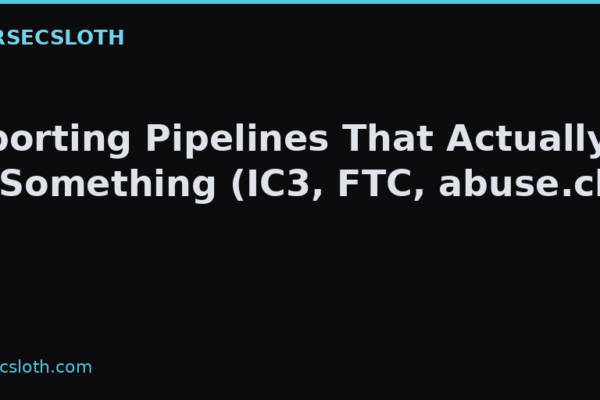 Where to Report Scams So It Matters: IC3, FTC, abuse.ch, Registrars